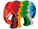 1 - 10 Elephant Jigsaw