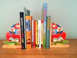 Lovely wooden bookends