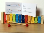 Big colourful xylophone